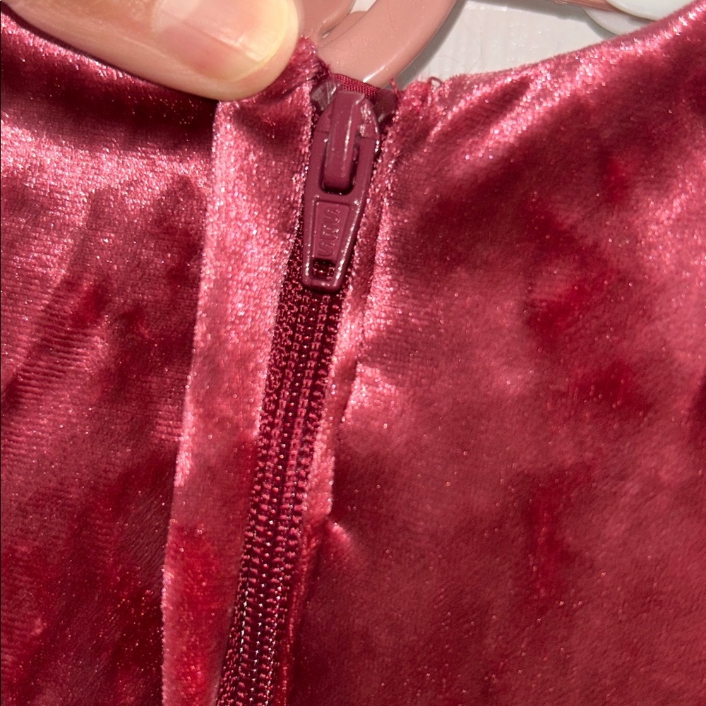 Wonder Nation Velvet Pink Dress - Picture 3 of 6